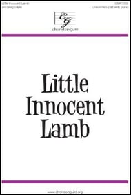 Little Innocent Lamb Unison/Two-Part choral sheet music cover Thumbnail